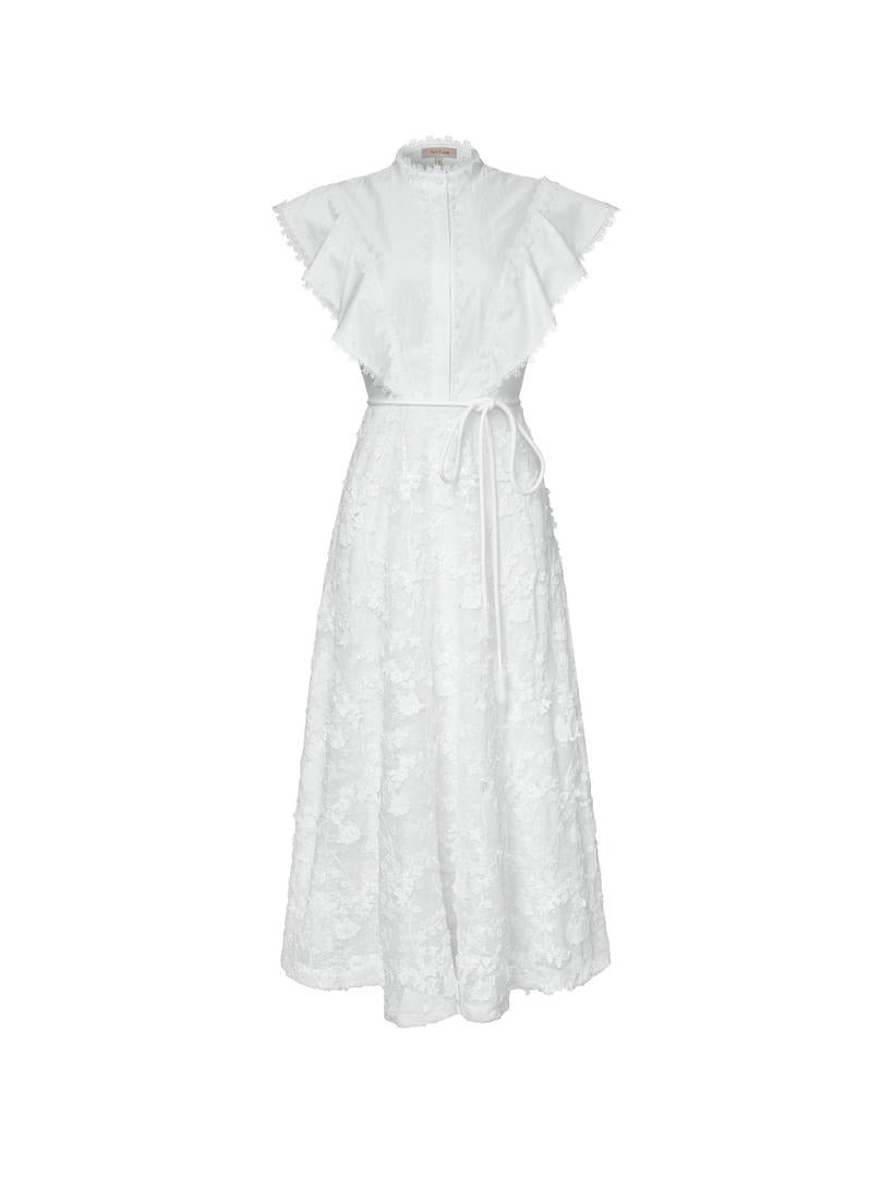Statement cape sleeves Dress