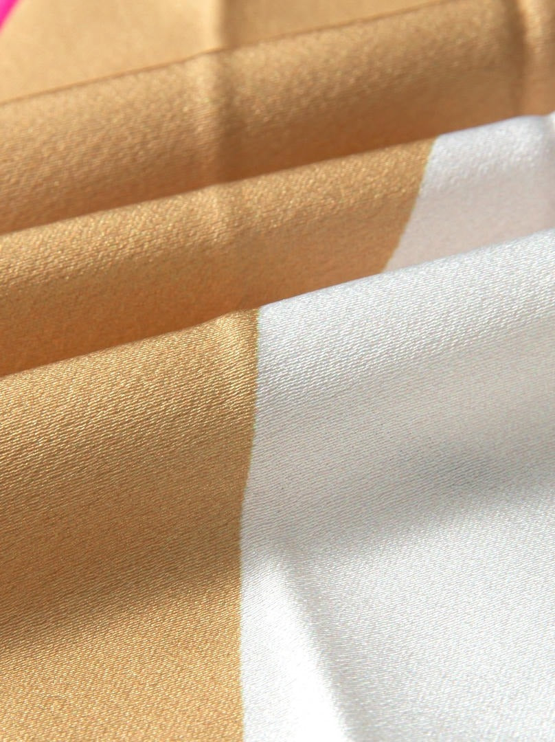 Pleated Satin Kaftan