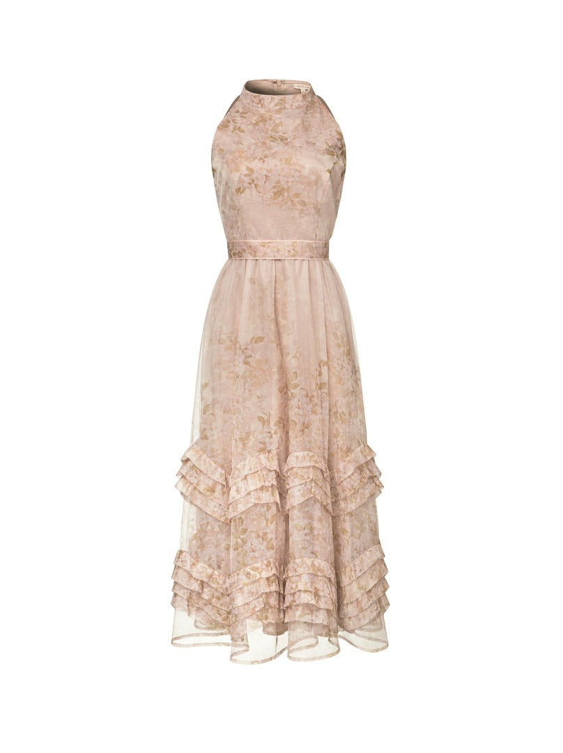 Tulle frill trimming inserts Dress