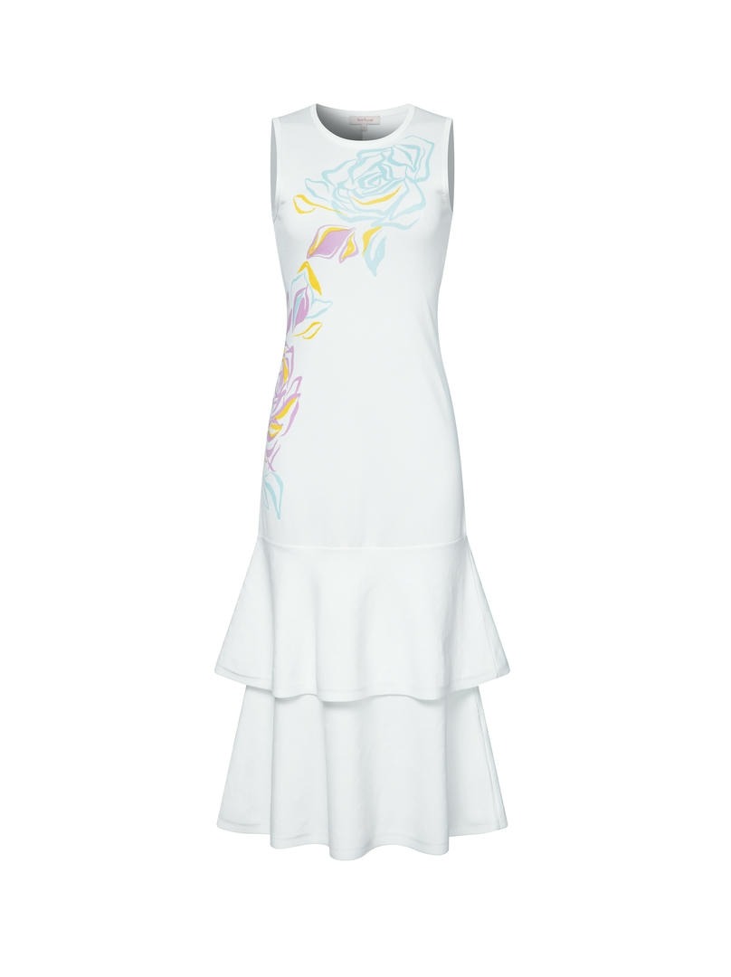 ruffled tiered hem Dress