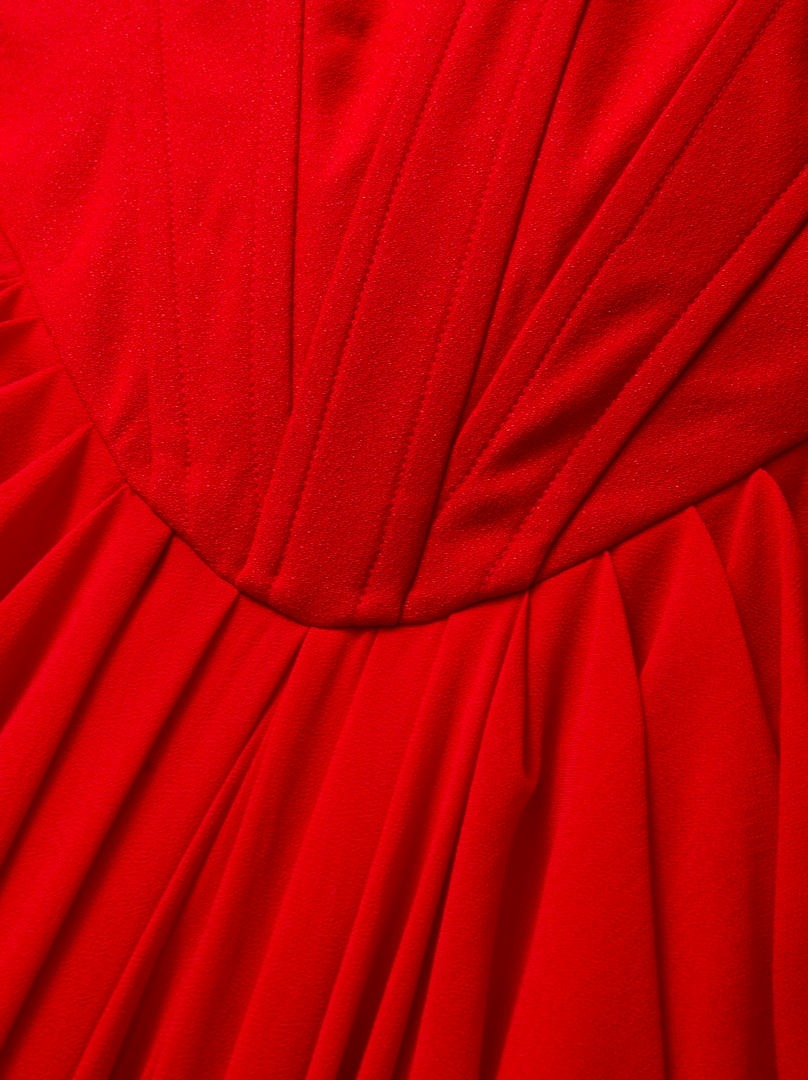 Pleated Maxi Dress