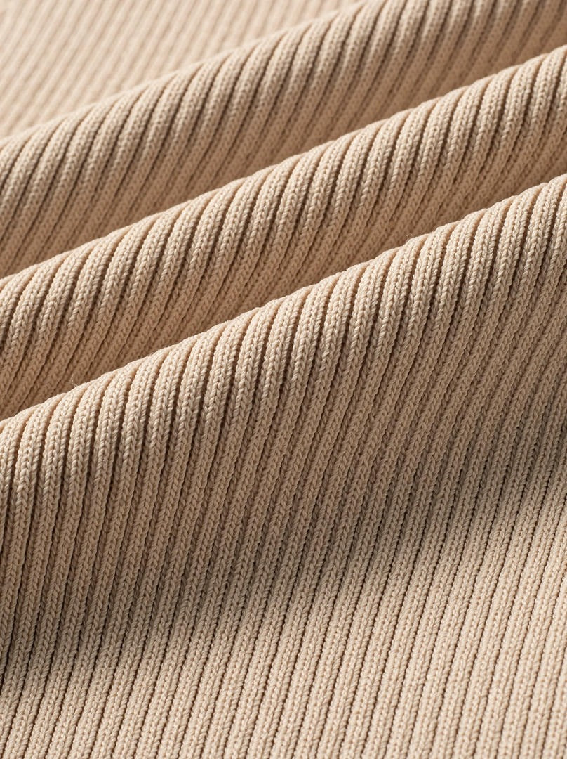 Ribbed Fitted Sleeveless Tank Top