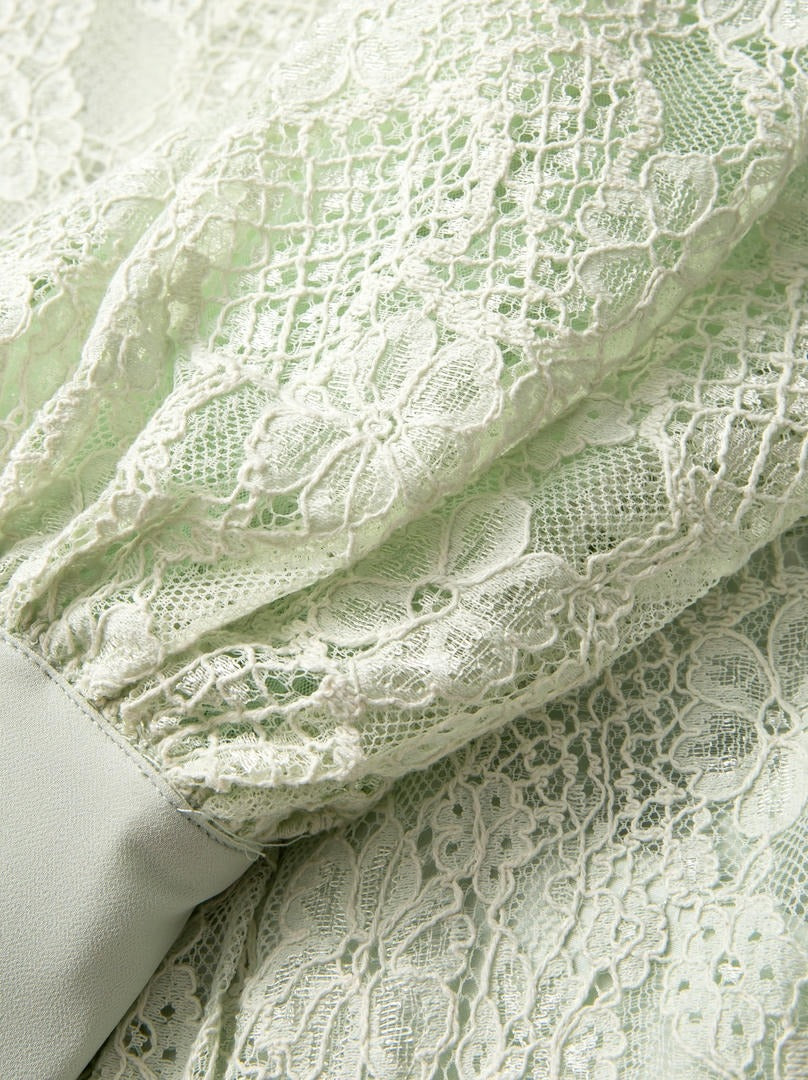 Lace Belt Dress