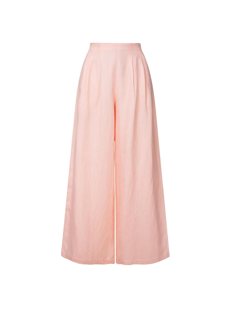 Pink Linen Trousers