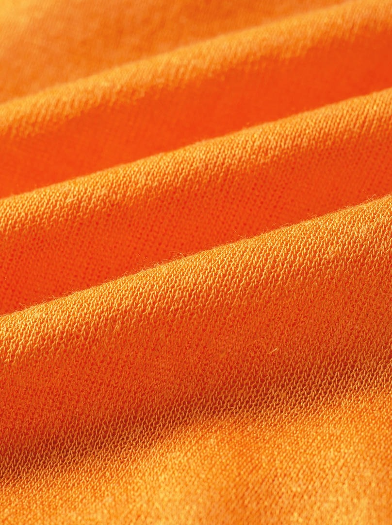 Orange embellished top