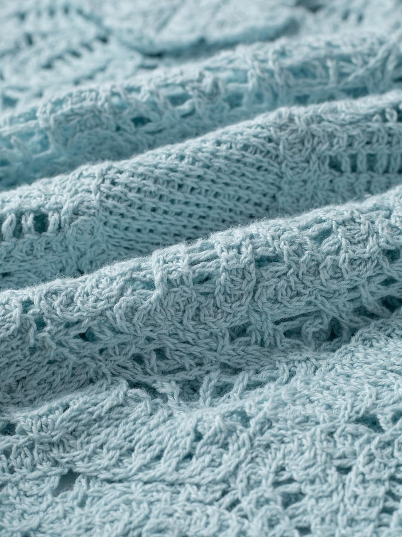 Floral Crochet A-Line Skirt