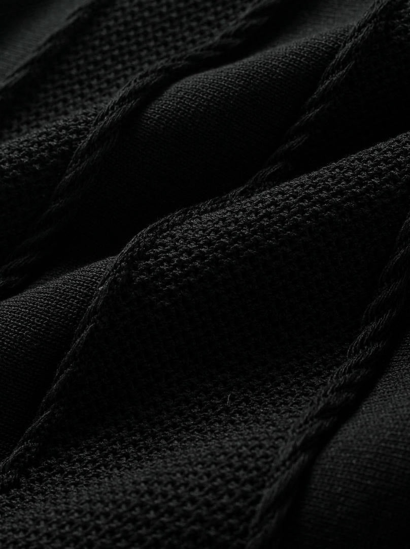 Textured Elegance Knit Skirt