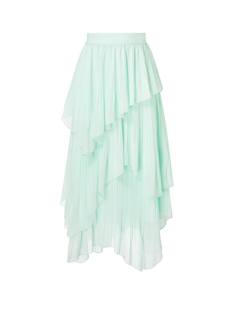 Light Green Chiffon Skirt