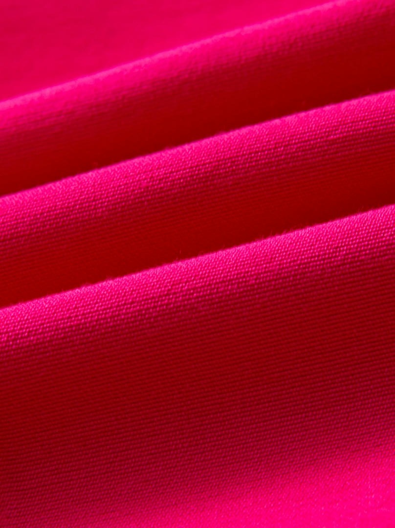 Fuchsia Crepe Dress