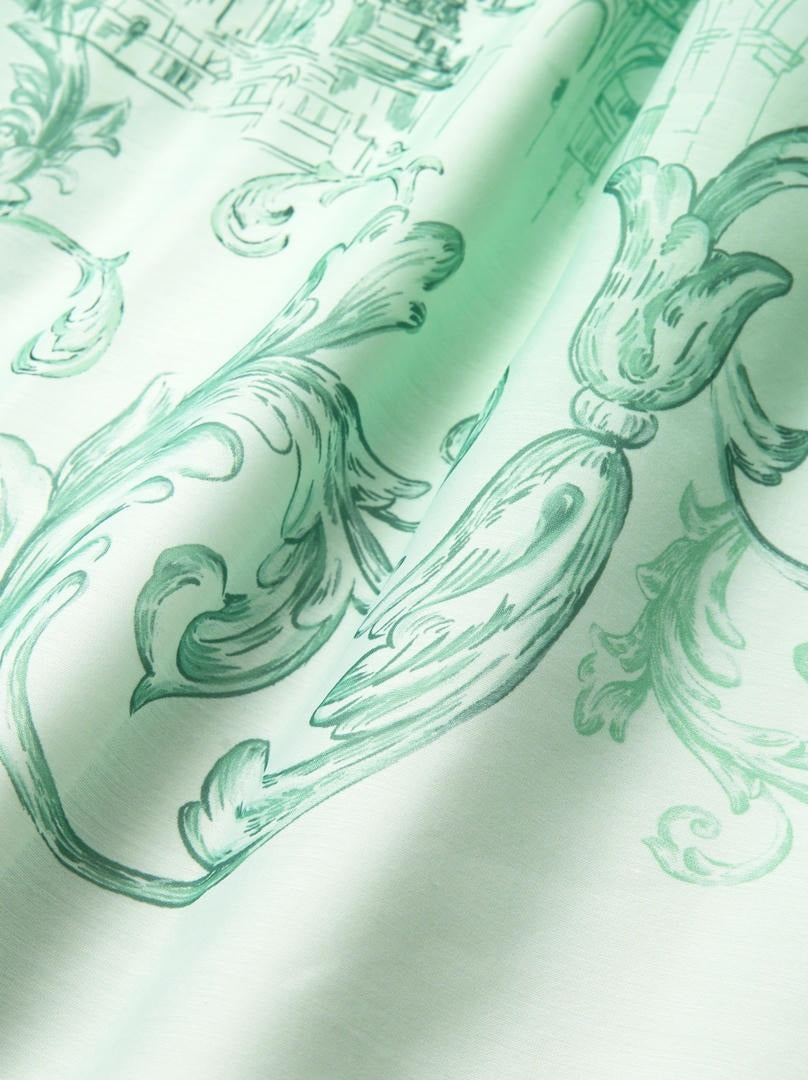 Highlow Printed Dress
