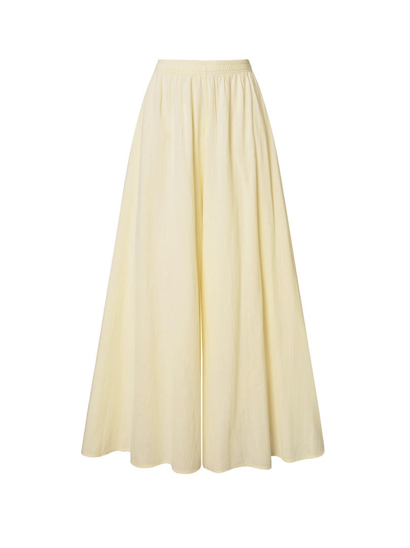 Cream Linen Pants