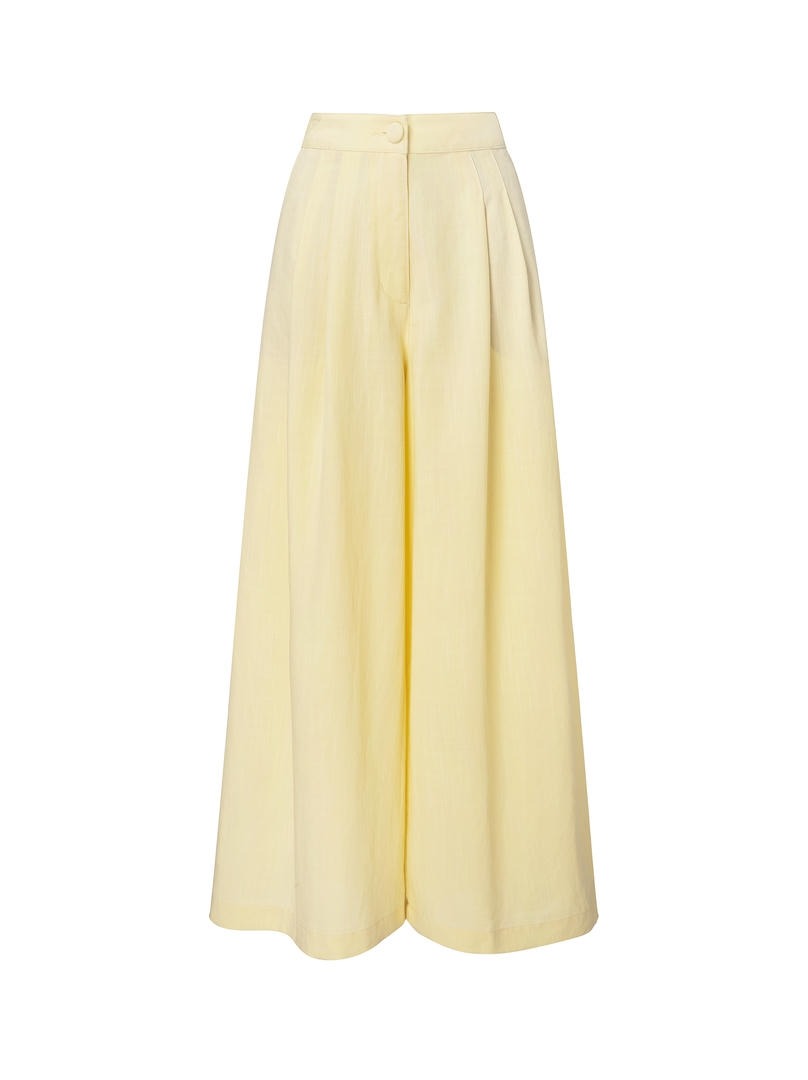 Yellow Linen Pants