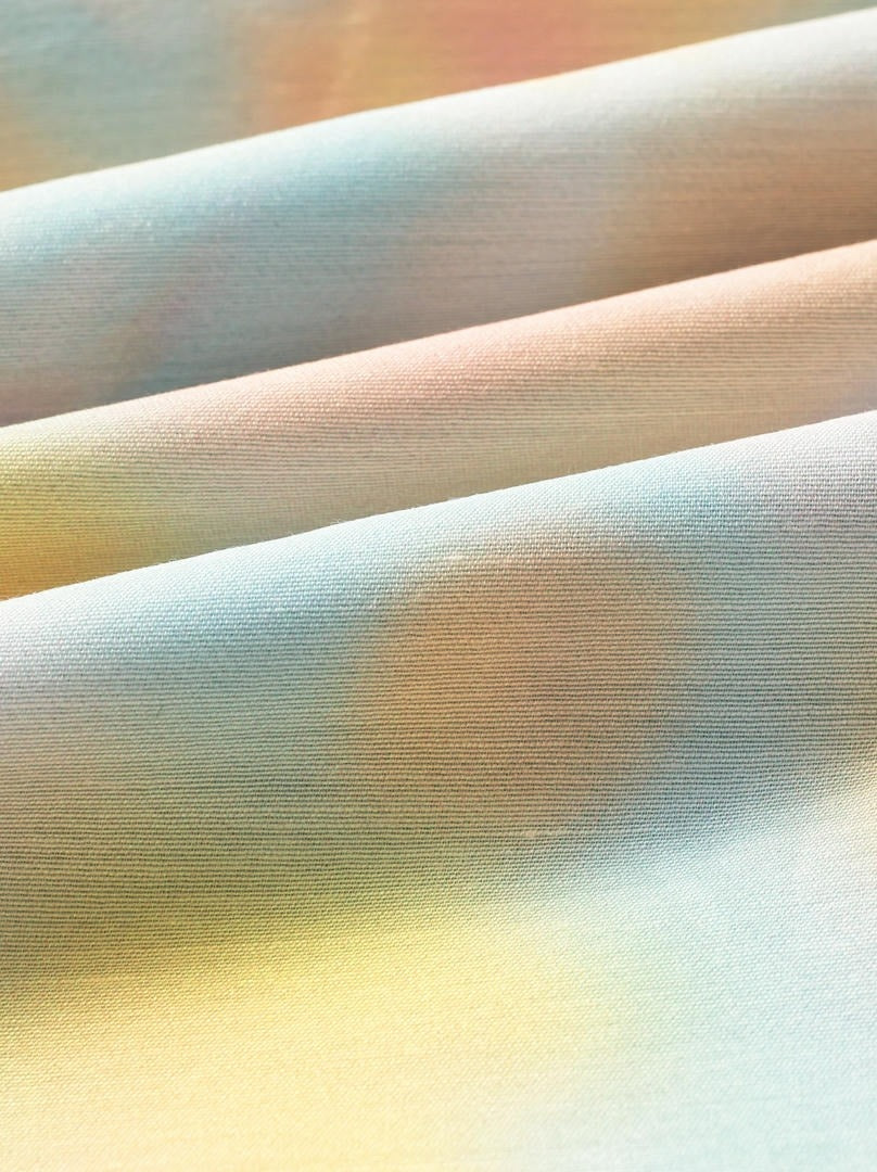 A-line ombre color dress