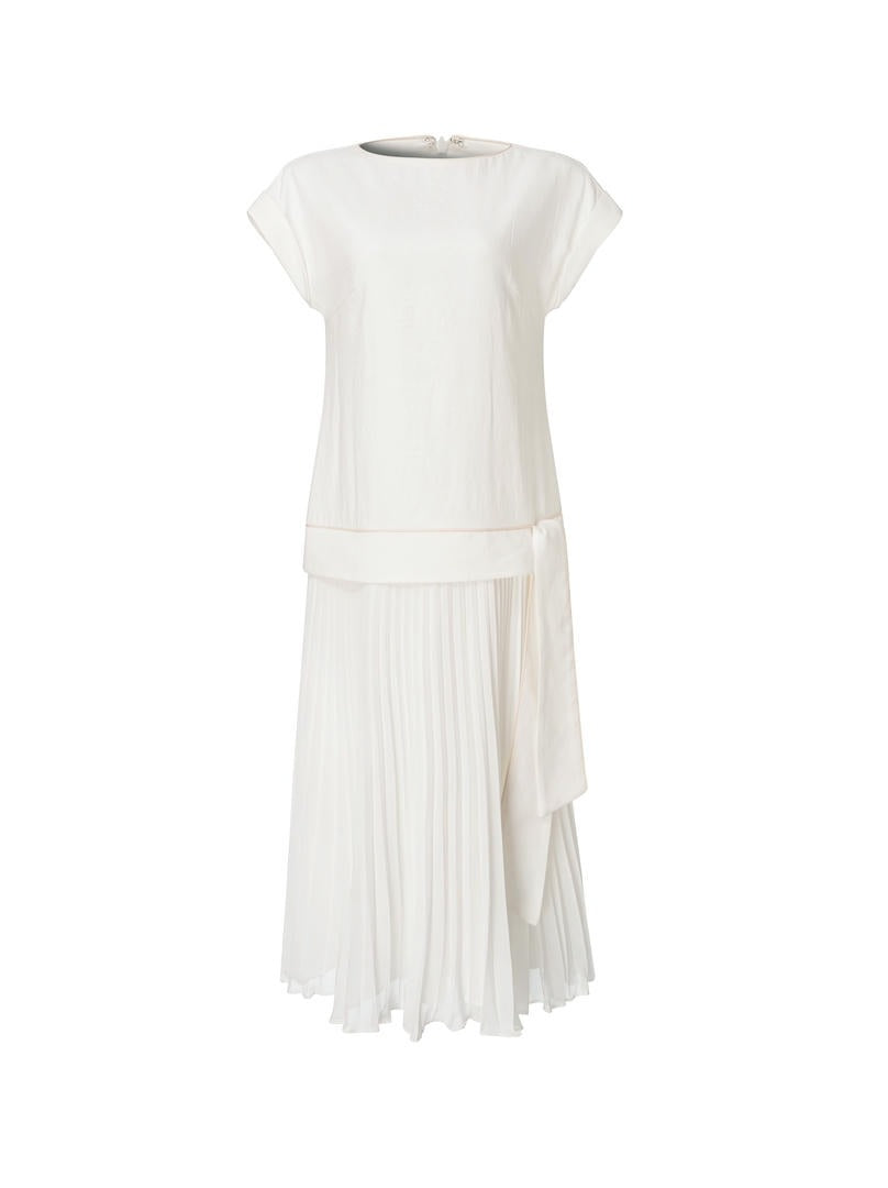 Ivory Linen Dress