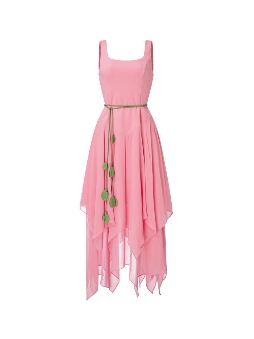 Pink Chiffon Dress