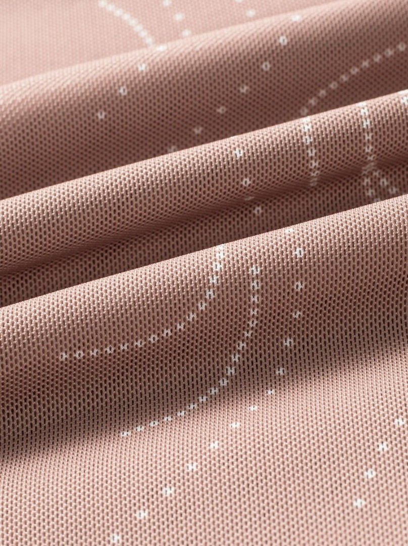Sparkling Print Fitted Dress