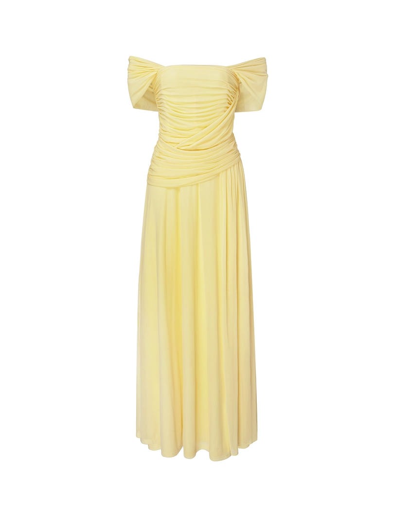 Yellow Jersey Dress