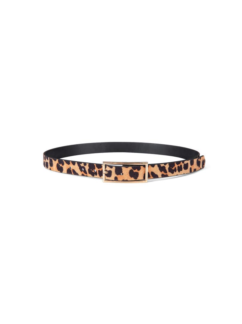 Leopard Print Belt