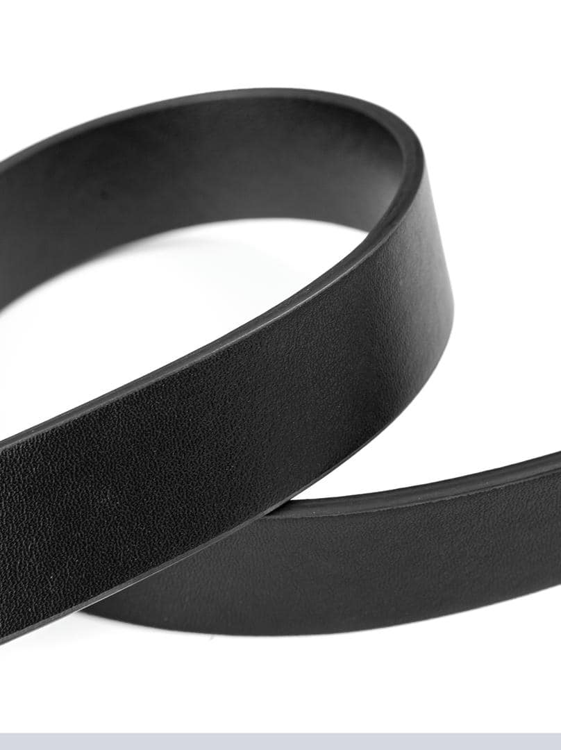 Black Bold Buckle Belt