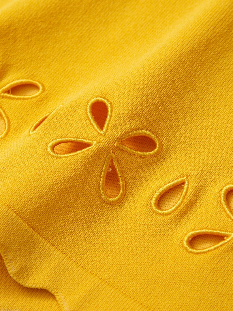 Yellow Knit Top