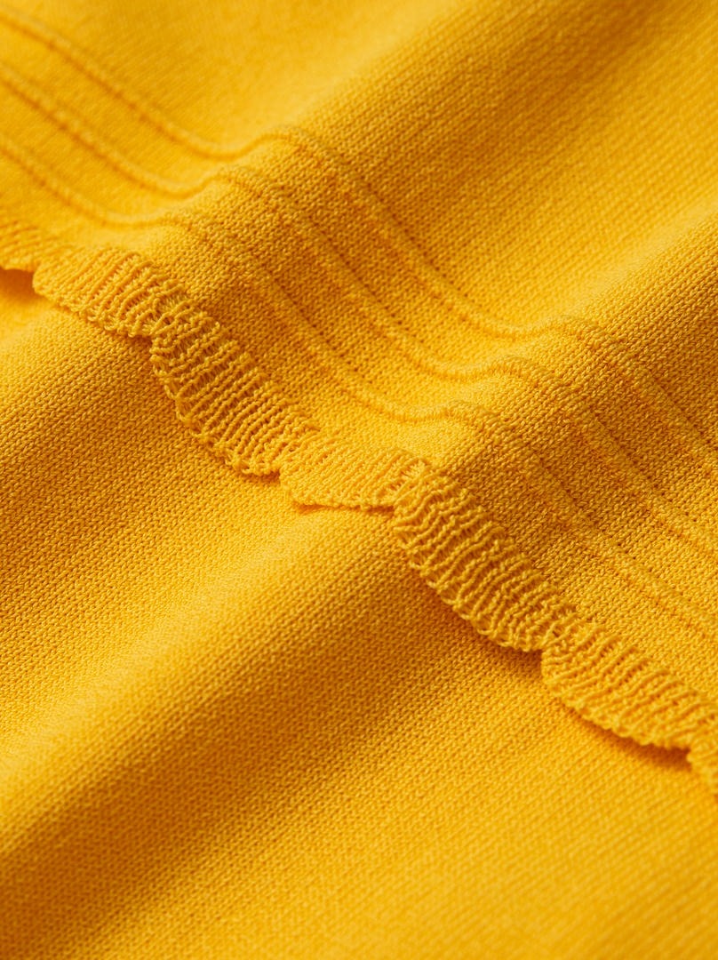 Yellow Knit Top