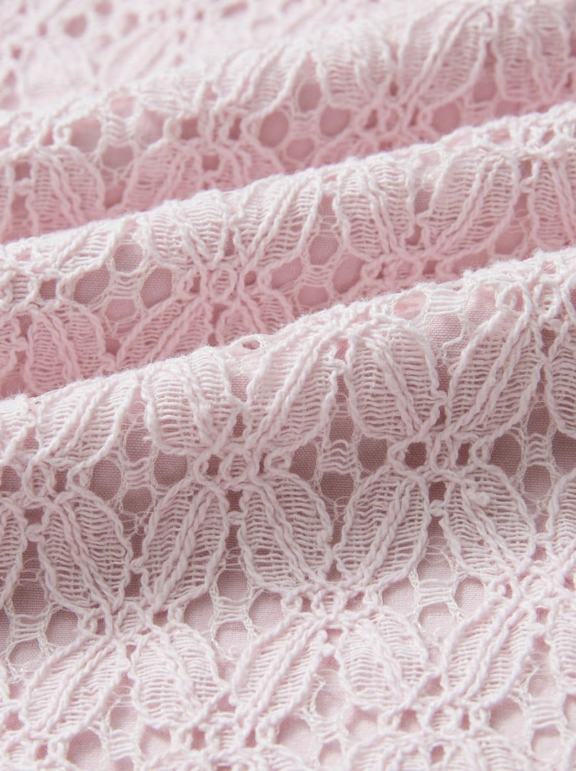 Pink Lace Top