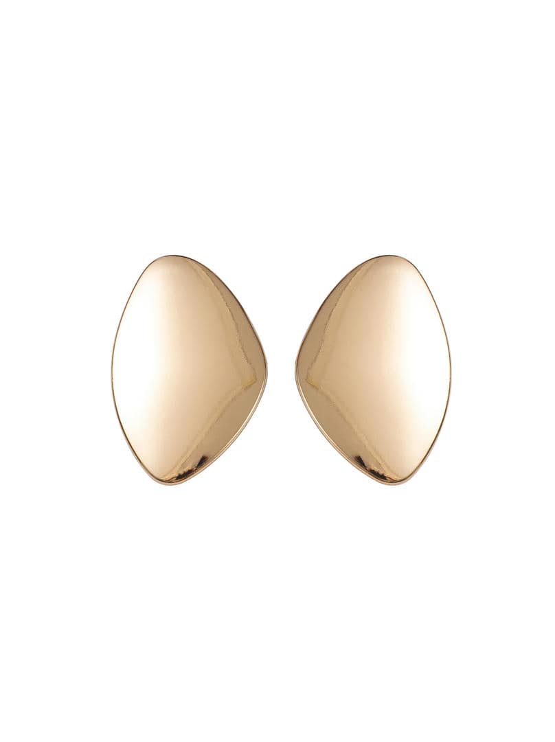 Sculpted Oval Studs