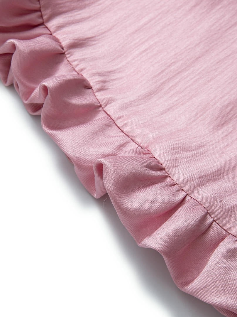 Pink Crepe Pants