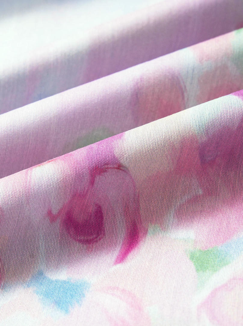 Printed A-Line Skirt
