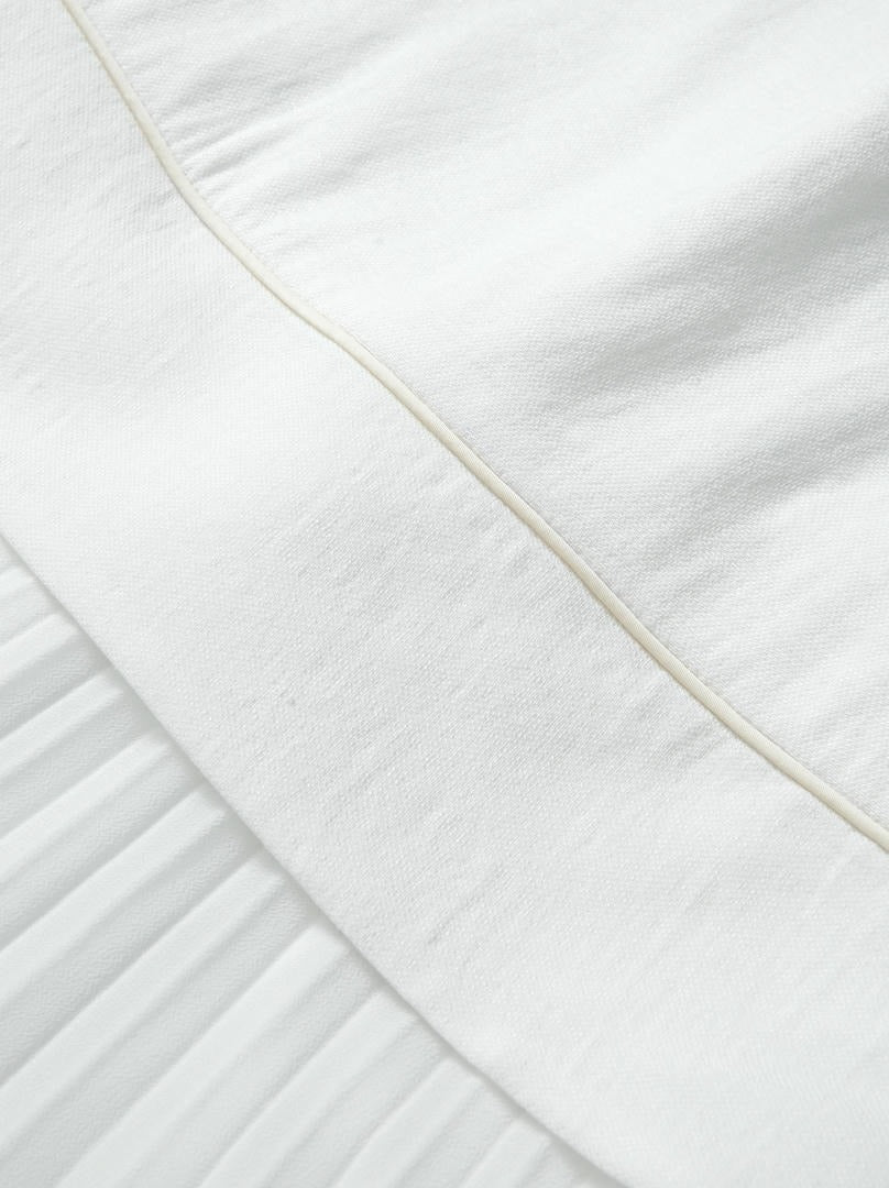 Ivory Linen Dress