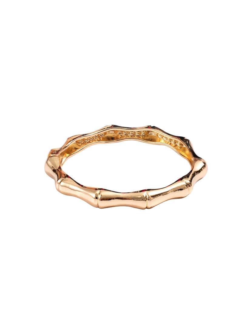 Gold bambo design Bangle