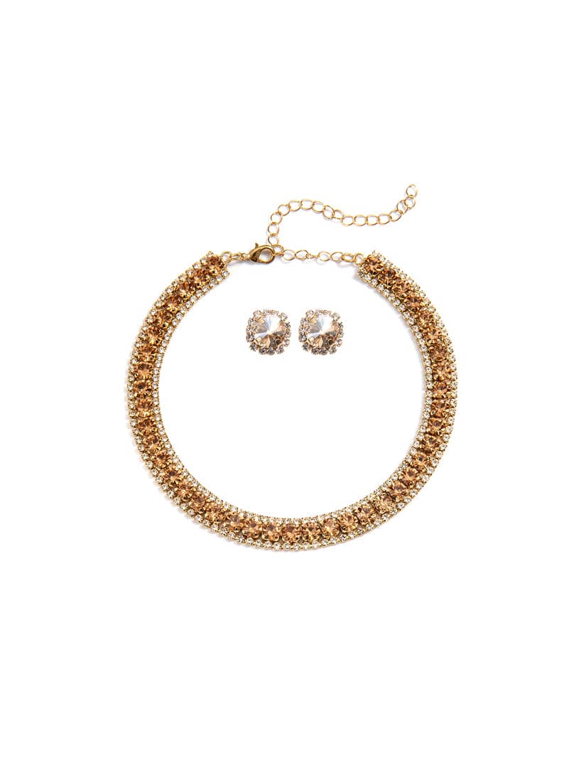 Brown Crystal Set