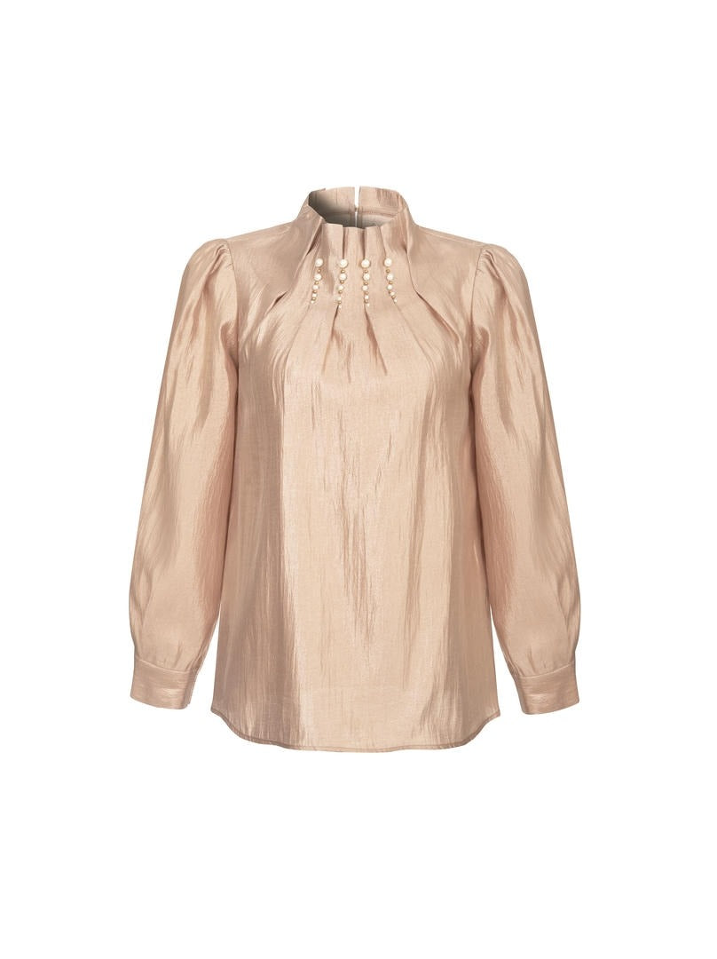 Soft Shimmer Blouse