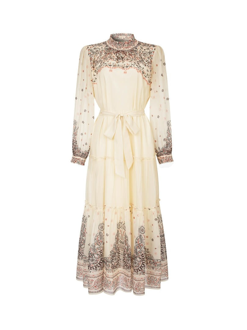 Placement Print Dress