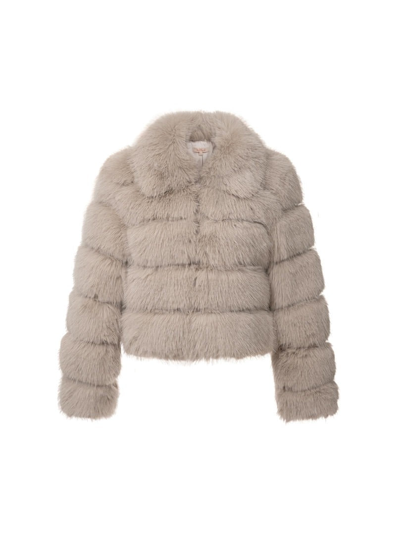 Fur Panel Coat