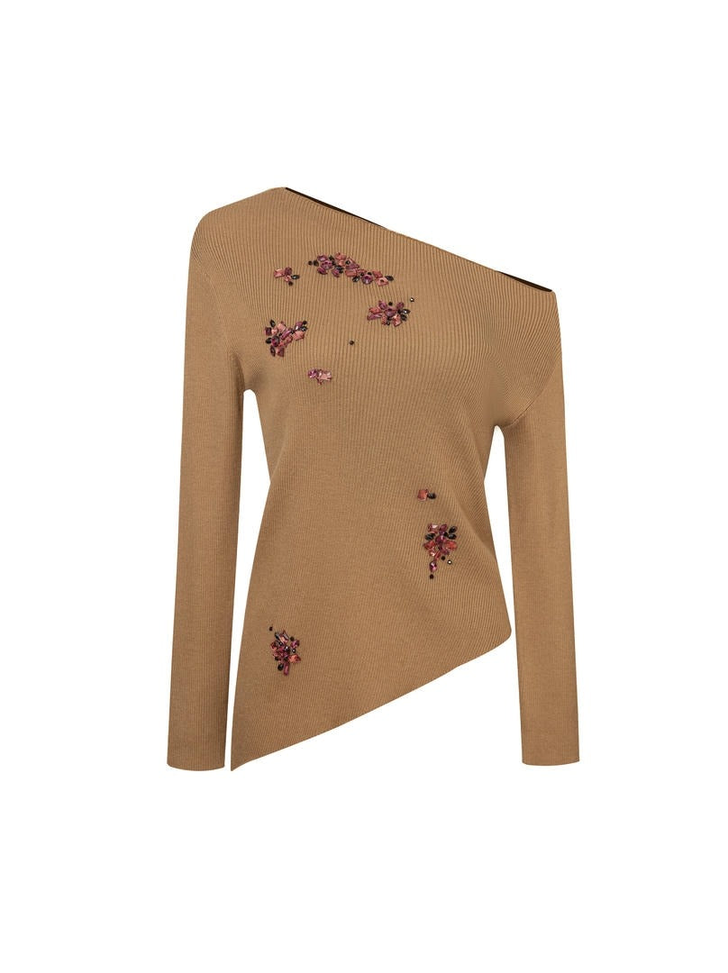 Embellished Knit Pullover
