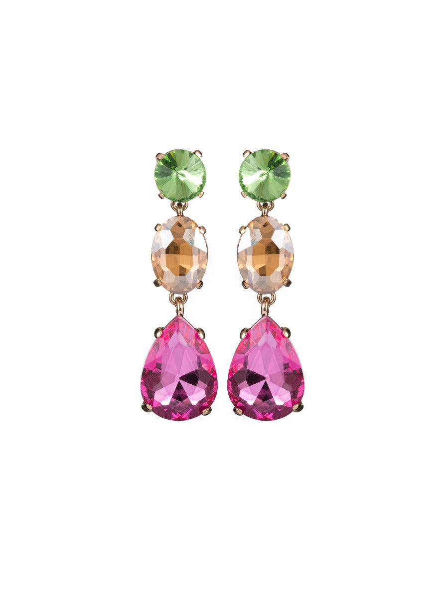 Pastel Crystal Earrings