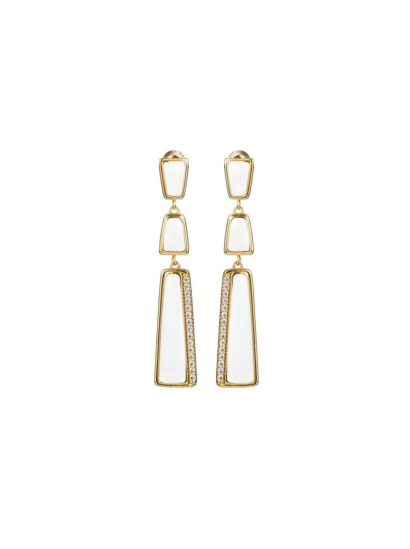 Geometric Drop Earrings