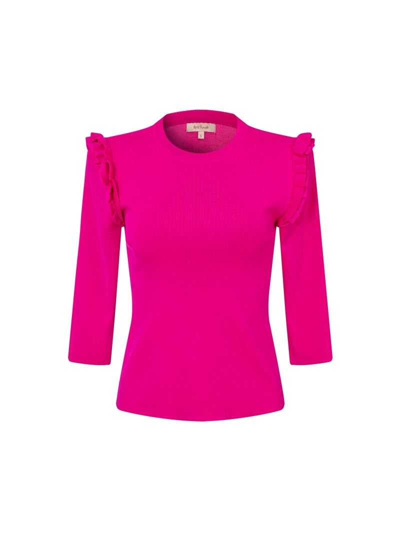 Fuchsia Knit Top