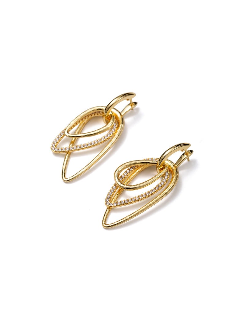 Triple Teardrop Earrings