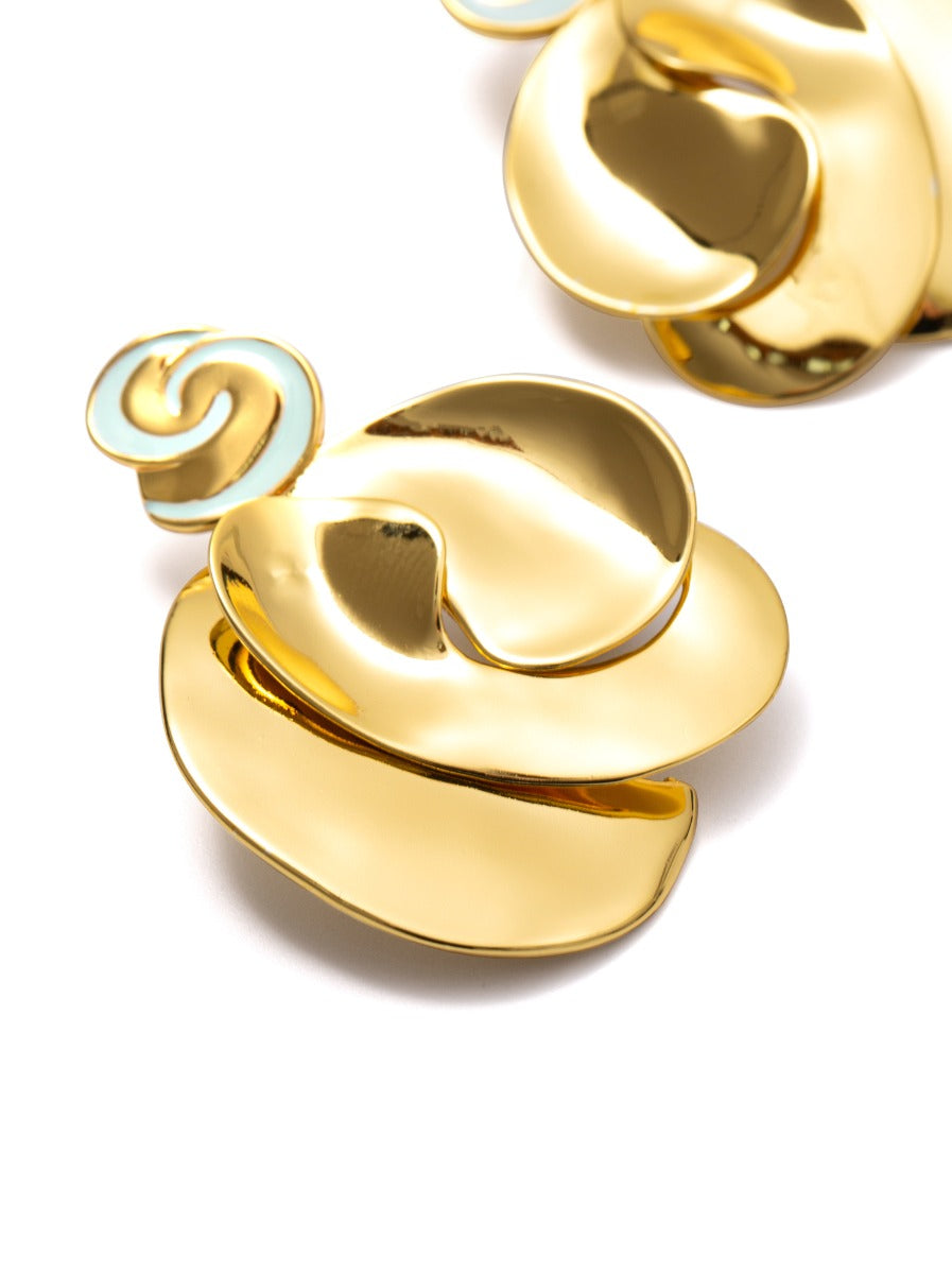 Twisted Flower Earring