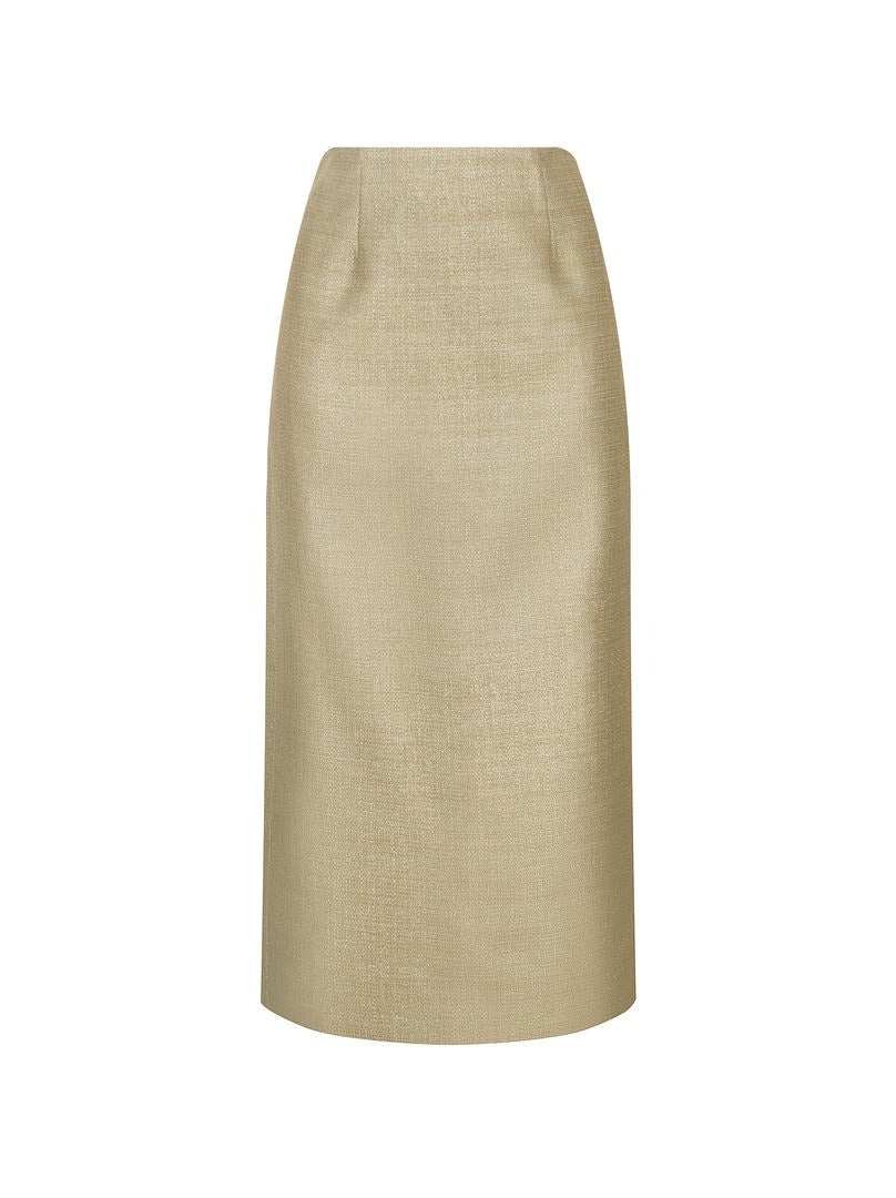 Brocade Pencil Skirt