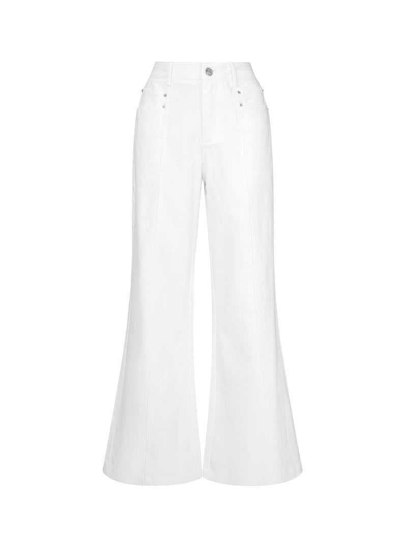 Cream Cotton Pants