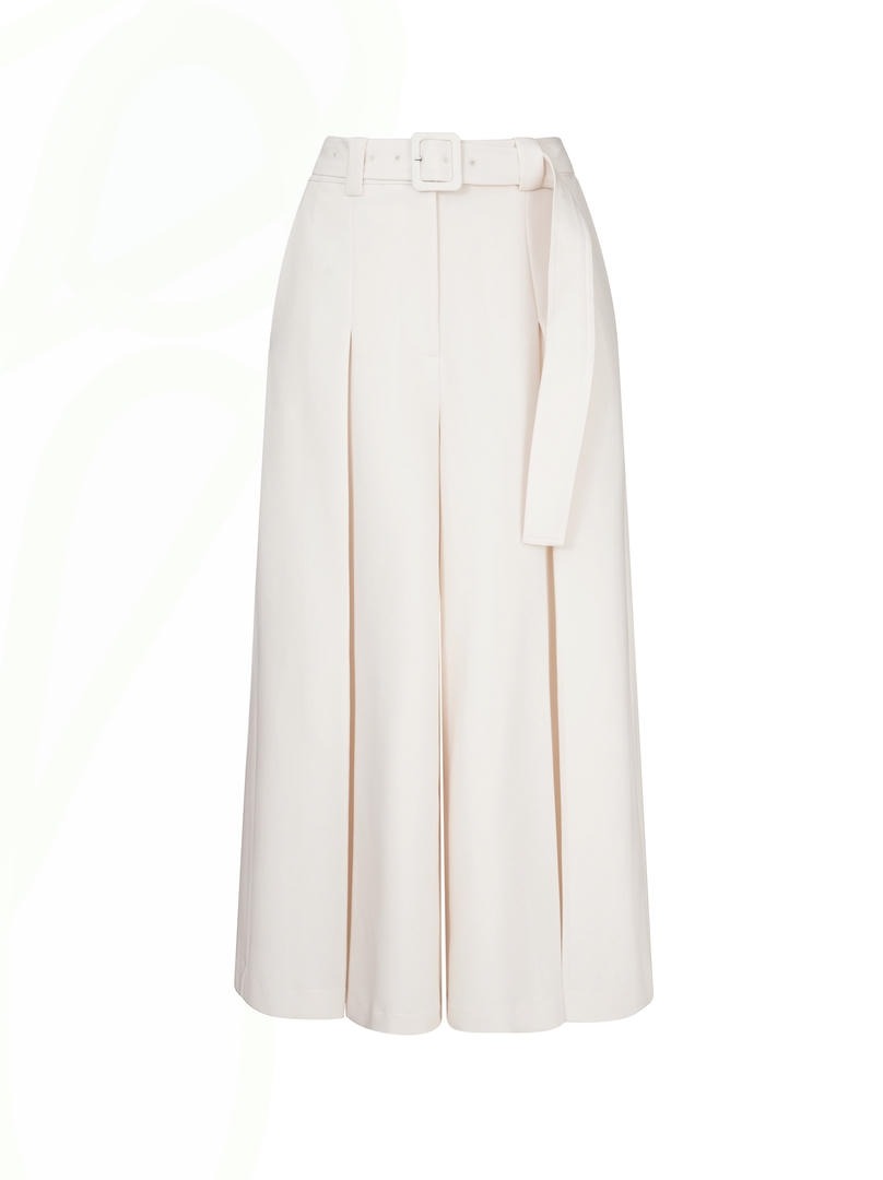 Crepe Wide Pants