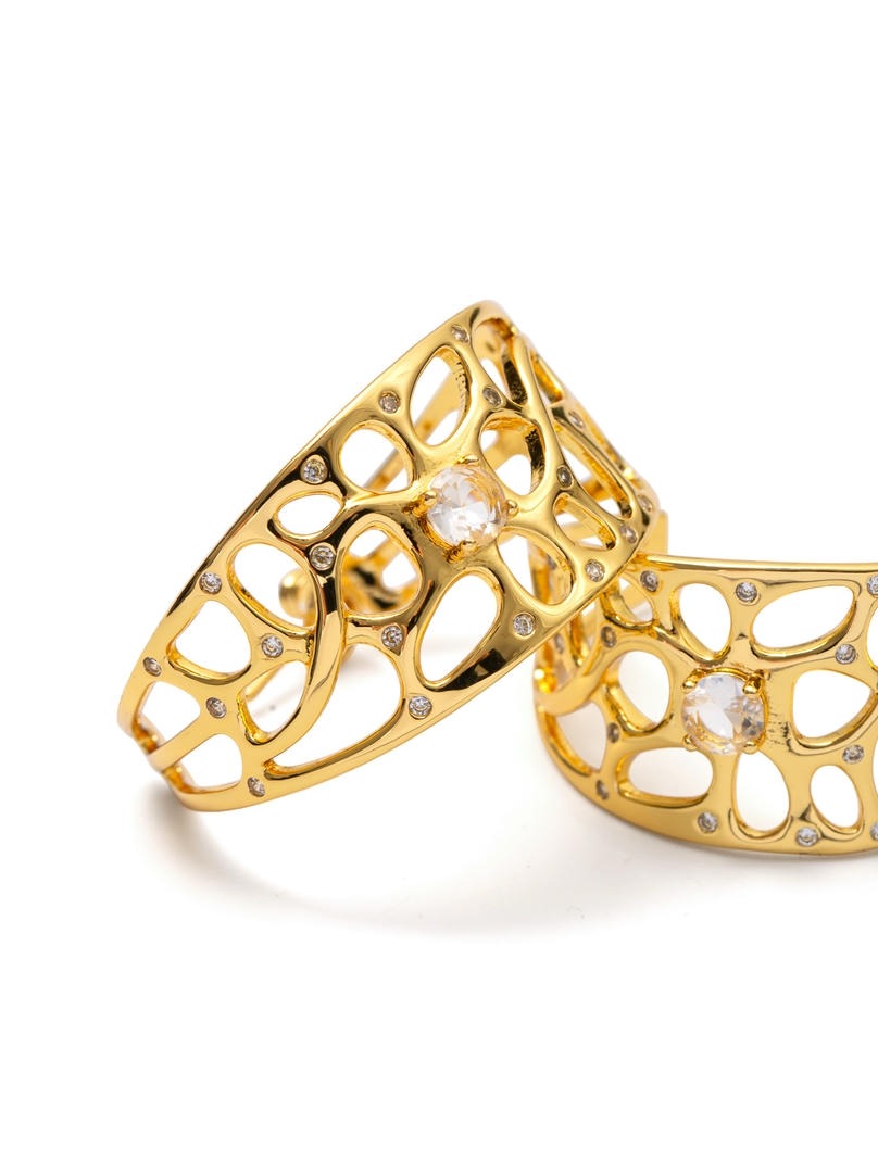 Sculpted Hoop Earrings
