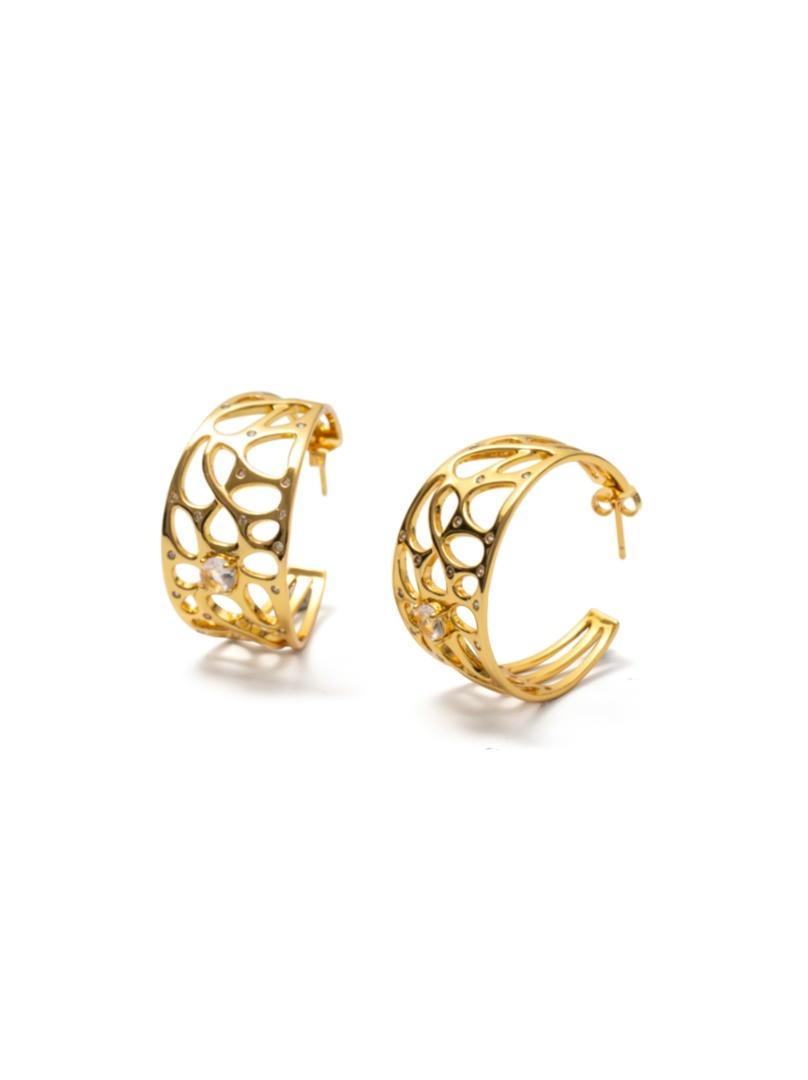 Sculpted Hoop Earrings