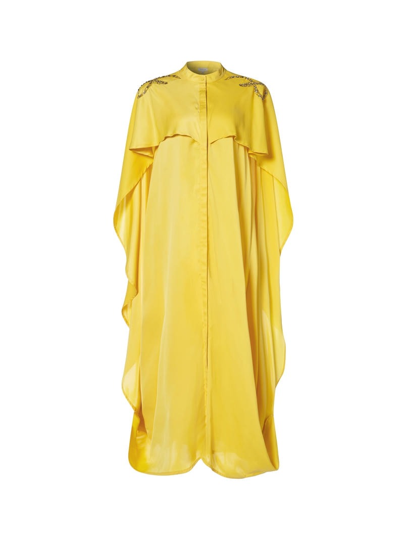 Embellished shoulders kaftan