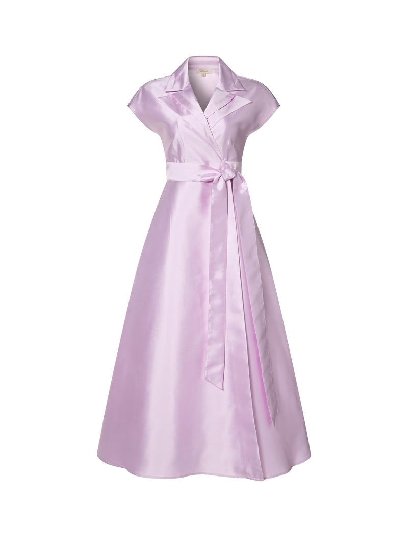 Wrap Taffeta dress