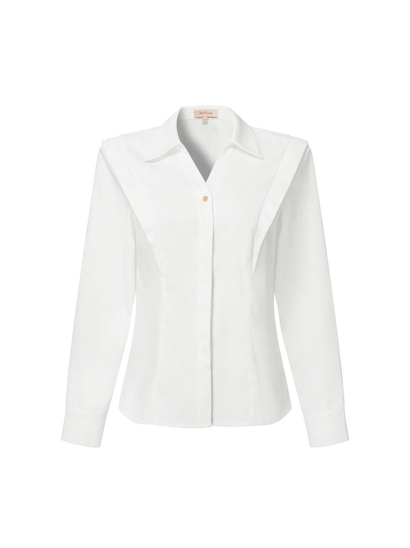 White Crepe Shirt