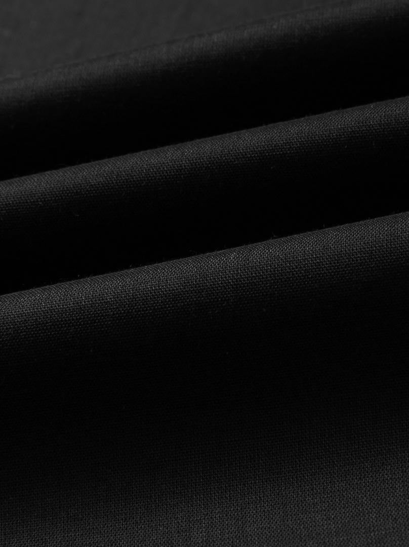 Black Shirt With Classic Collar